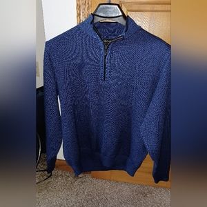 NWOT* ST. CROIX 4016 Tonal Stripe Merino Wool 1/4 Zip